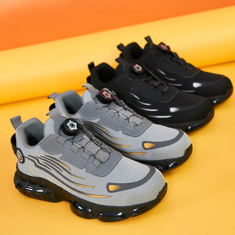 ZG 918 Twist Dial Safety Sneakers - Steel Toe Work Shoes for