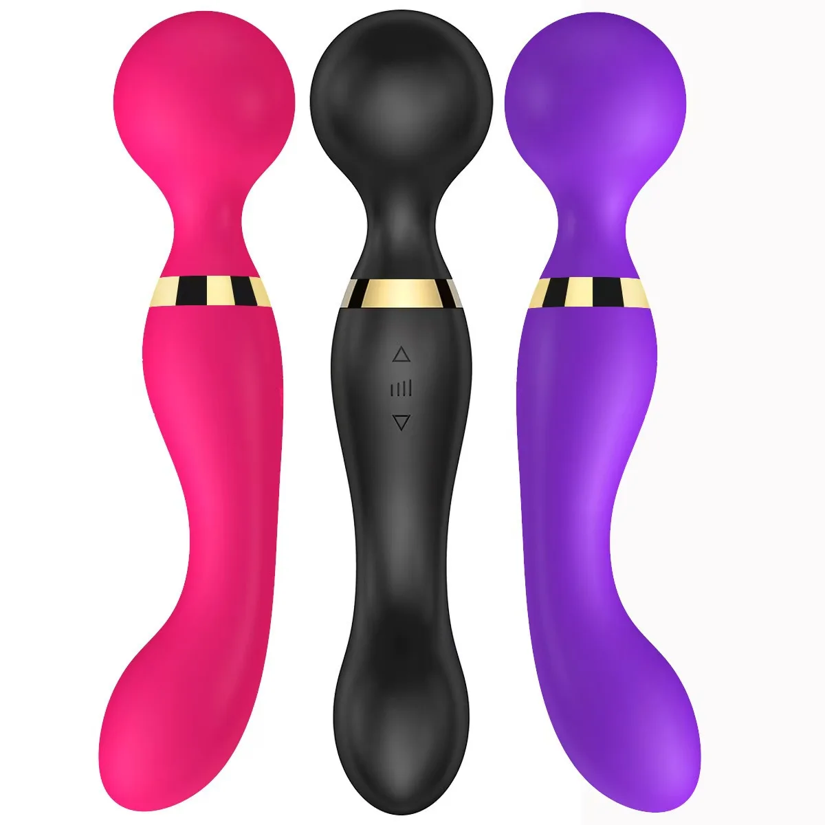 Powerfull USB Rechargeable Wand Vibrator Massage Full Body Muscle AV Sex Vibrator Toys