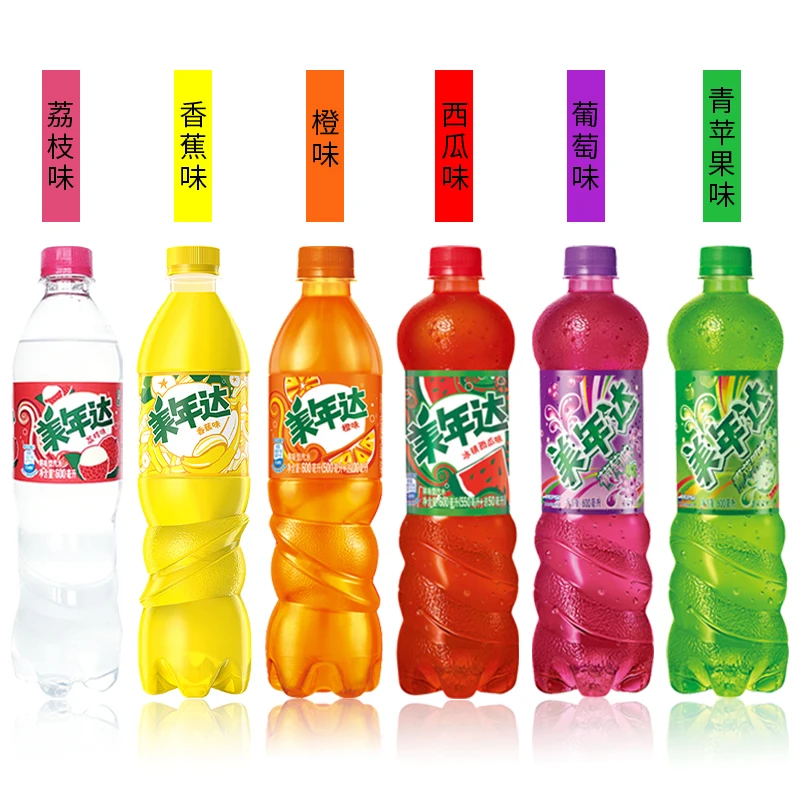 Wholesaled Best Price Mirinda Fruity Carbonated Soft Drinks With A