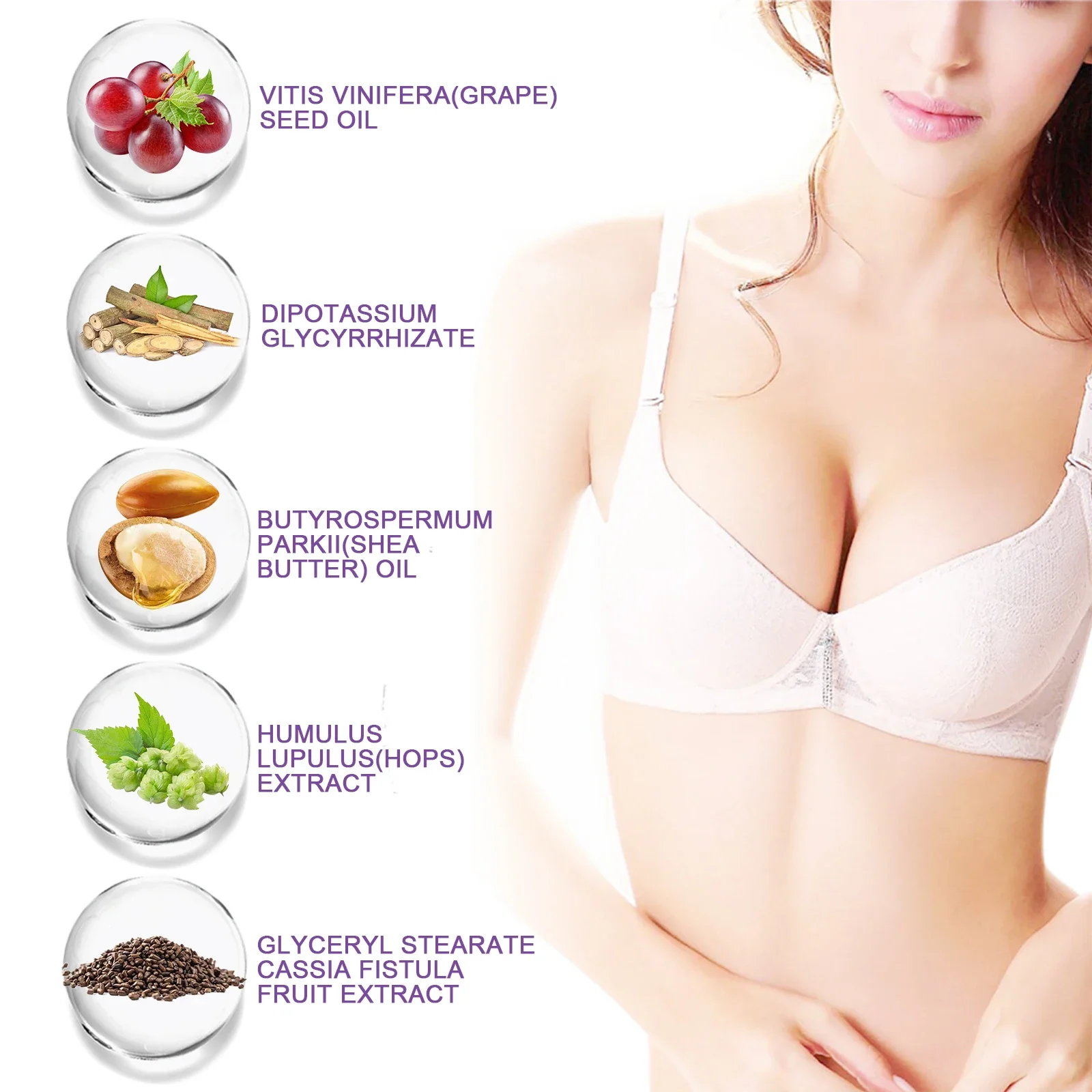 Custom Organic Firming Breast Enhancement Cream Best Natural Herbal Big