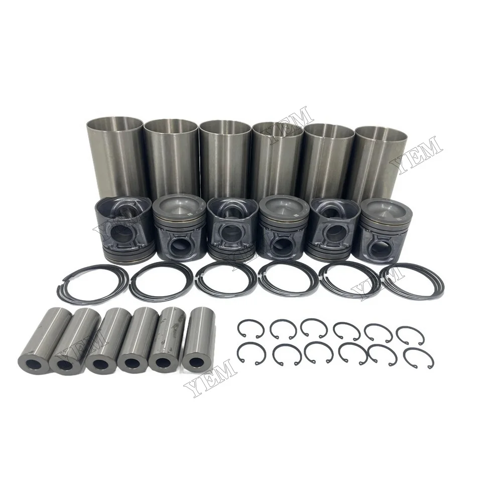 Cylinder Liner Kit Compatible for Caterpillar C6.6 Industrial Engine Parts 2