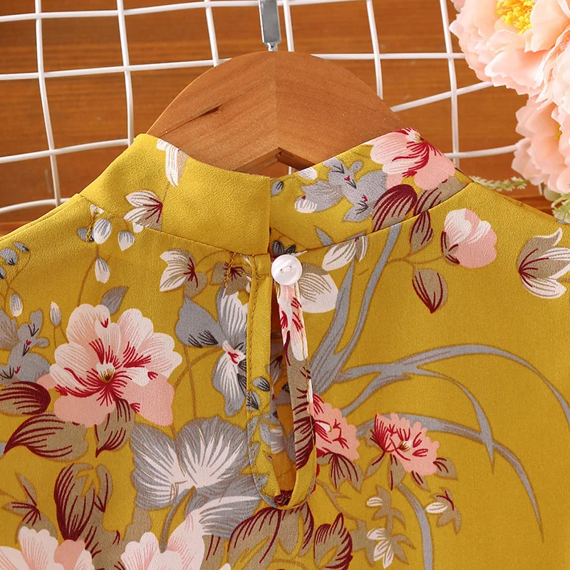未開封新品8y ②Ibiza Dress roosa bloom print 限定新品8y ②Ibiza Dress roosa bloom print