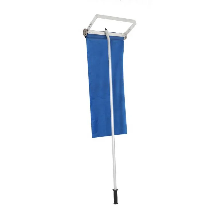 Snow Roof Rake With Square Rake Head Roof Snow Rake Removal Tool With