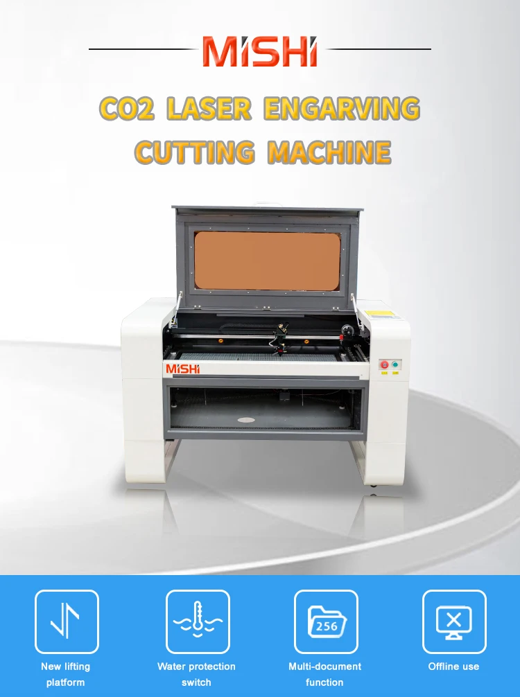 1390 9060 Co2 Laser Cutting Machine 80w 100w Co2 Laser Engraver Laser Cutter For Acrylic Wood