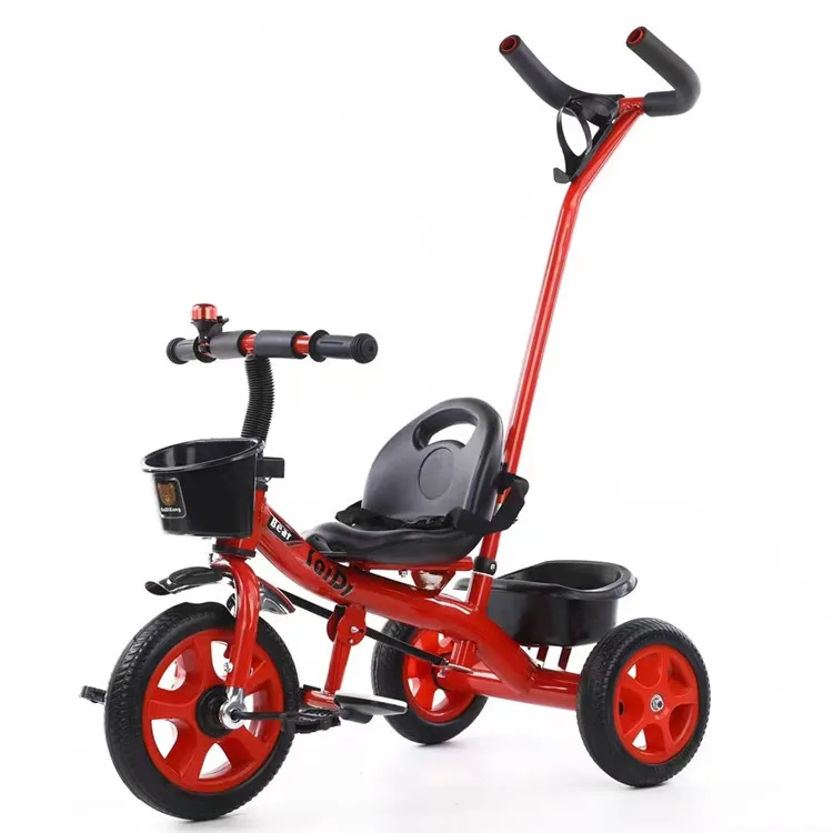 Tricycle Stroller 3 Wheel Pedal Bike 4 in 1 - Children Tricycle With Push Handle 3-5 years