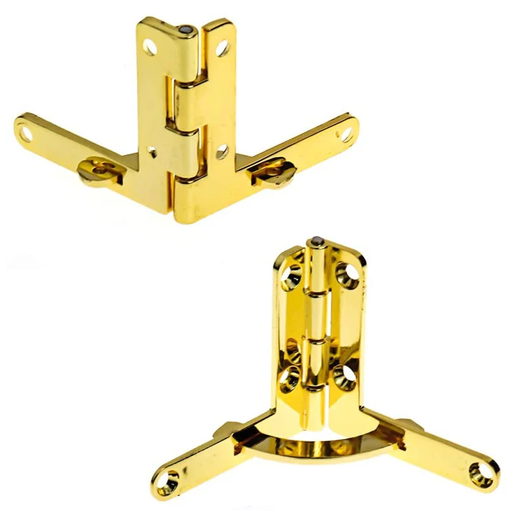 Solid Brass Nickle Plated Quadrant Hinge for Humidor Boxes Wine Cigar Case