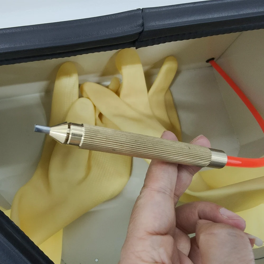 Double-Pen Single Pen Fine Sand Blasting Machine Dental Lab Sandblaster Mini  Sandblaster Cabinet Dry Sandblaster