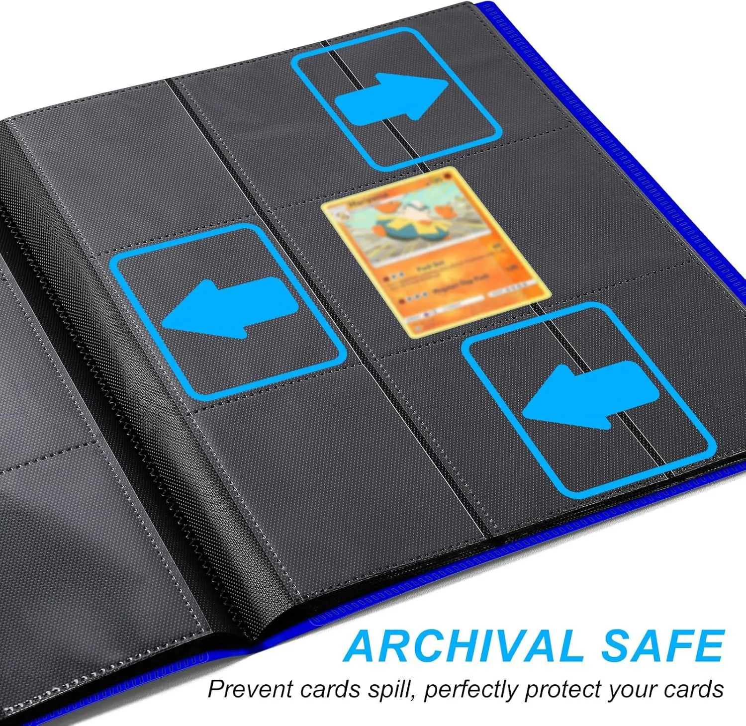 fabmaker card binder Fabmaker enhanced 4 Pocket Zip Card Binder Trading Card Binder for 320 Toytooth
