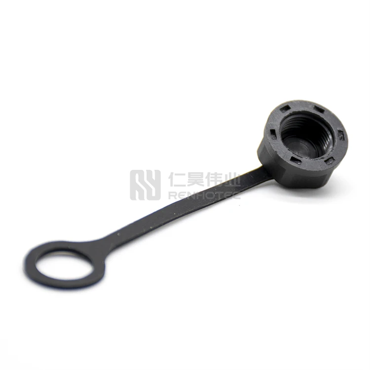 M12 Metal Plastic Thread Protection Dust Cap Female Sensor Connector Protect Connectors M8 M14 M16 IP67 IP68 Waterproof Plug