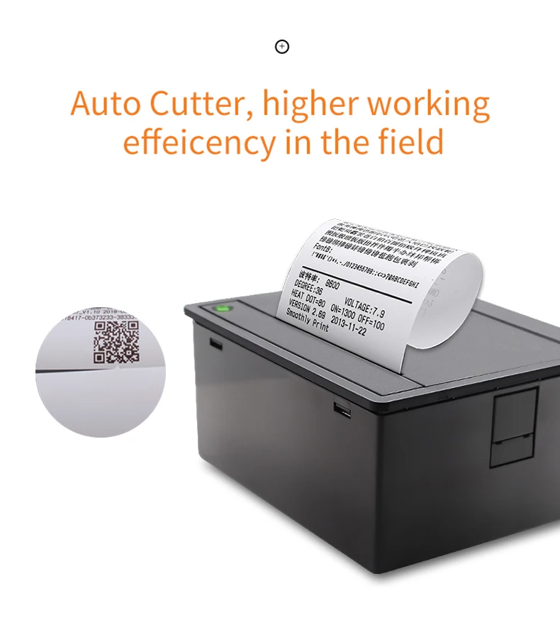 EM8026 Mini Embedded Thermal Printer Kiosk Printer  Module for Receipt Line Matrix Thermal Printing