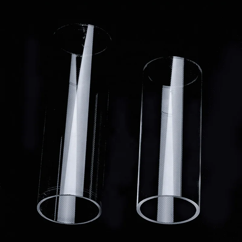 Glass Tube Quartz Rod Furnace Plug Pushrod Spherical Tube Transparent Polished Blowing