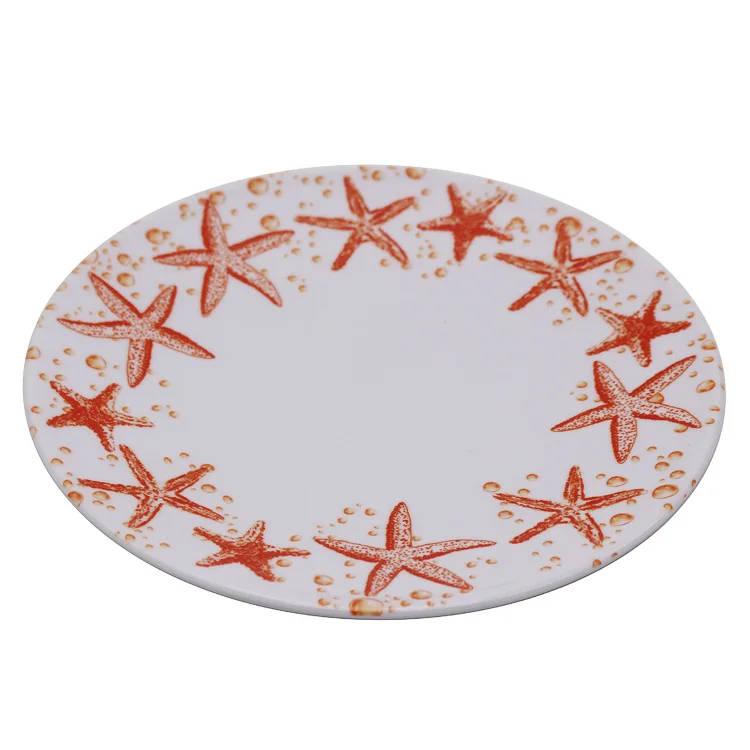 Making Melamine Charger Plates Rectangular Fancy Plastic Decorative Hot Pretty Modern Dish Dinner Plate