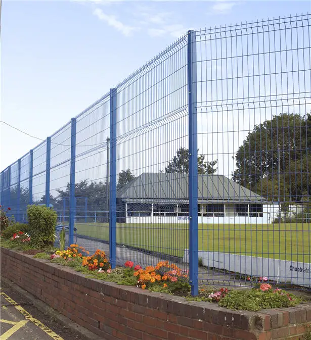 product 6 gauge galvanized welded curved 3d wire mesh fence razor barbed panels-18