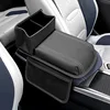 Memory cotton armrest storage mat-black