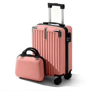 custom logo Neoprene Antibacterial Suitcase Small Trolley Case Lightweight Password Case Student Set 18inch