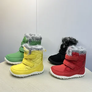 Boys and Girls Winter Children's Warm Snow Boots Non-Slip Waterproof Lightweight Mid-Calf Outdoor