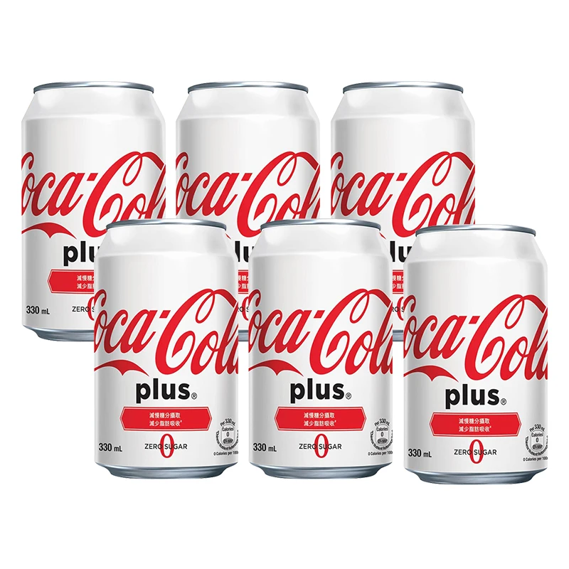 Hong Kong Version of Imported Cooca-Cola Lemon-flavored Cola Carbonated Beverages Internet Celebrity Soda Drinks Cans Food Beverage