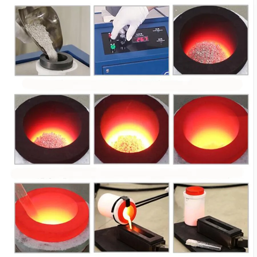 Lapidary Machine Induction Melting Furnace Mini Melting Furnace for Silver