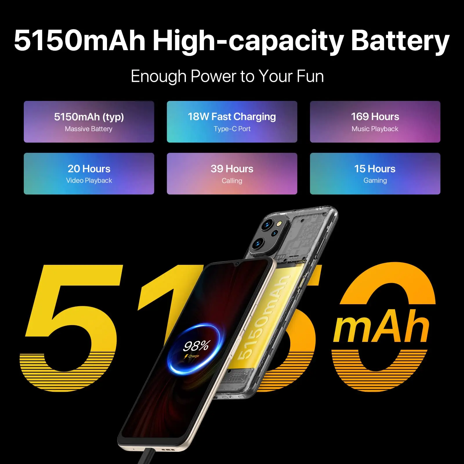 6.7inch Fhd Unlocked 5g Mobile Phone Nfc Android 12 5150mah 5g Smartphone With 48mp Ai Triple