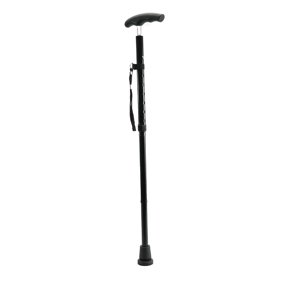 Compact Outdoor Medical Walking Stick for Elderly and Disabled Comfortable Crutch Design