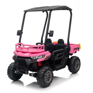 2 Seats Kids Electric Ride on Utv Driving Cars for Kids 12 v With a Dumper