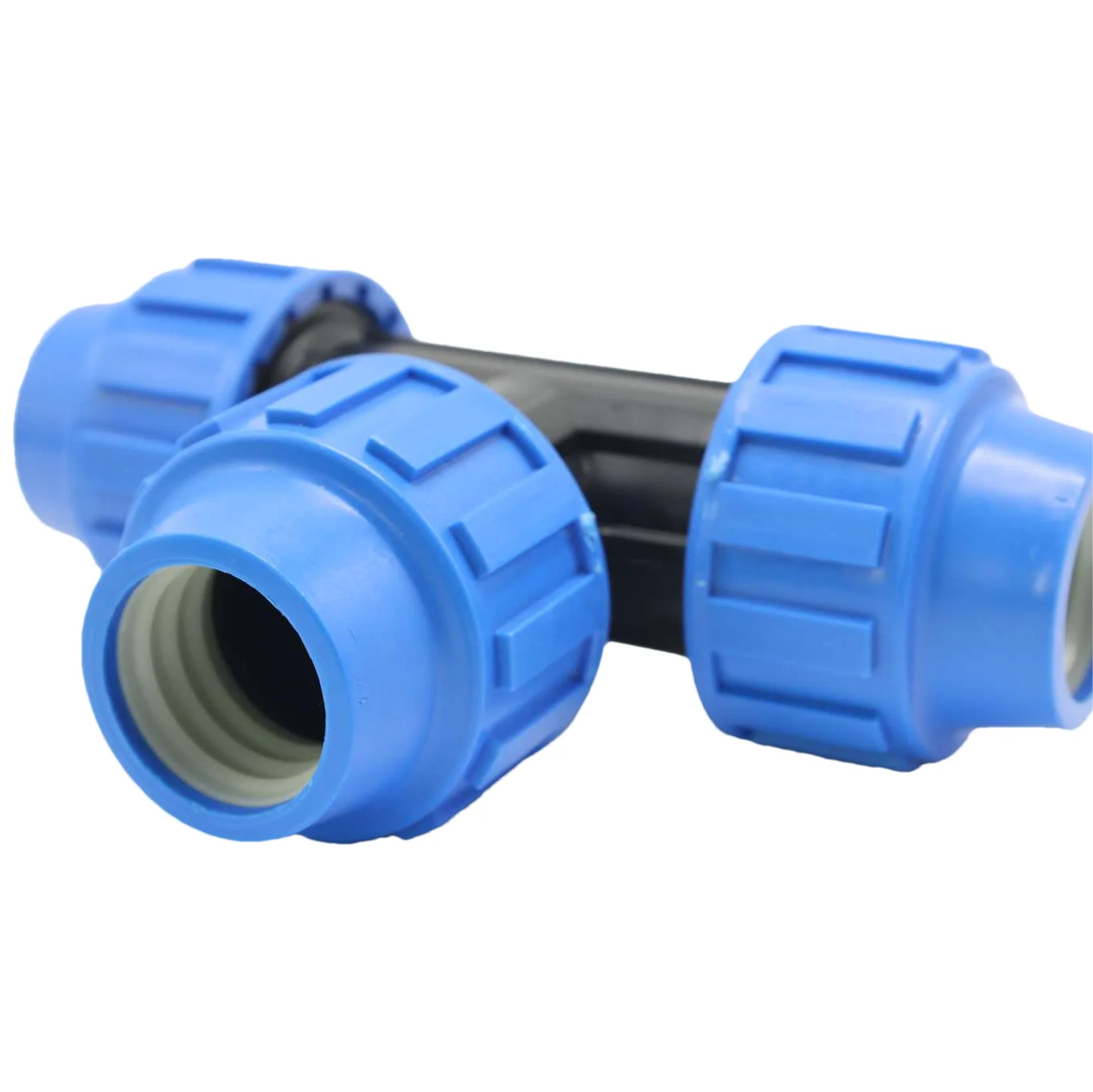 High-Density Polyethylene Compression Elbow Fittings 3/4 Inch for Agricultural Greenhouse Irrigation-Model 25