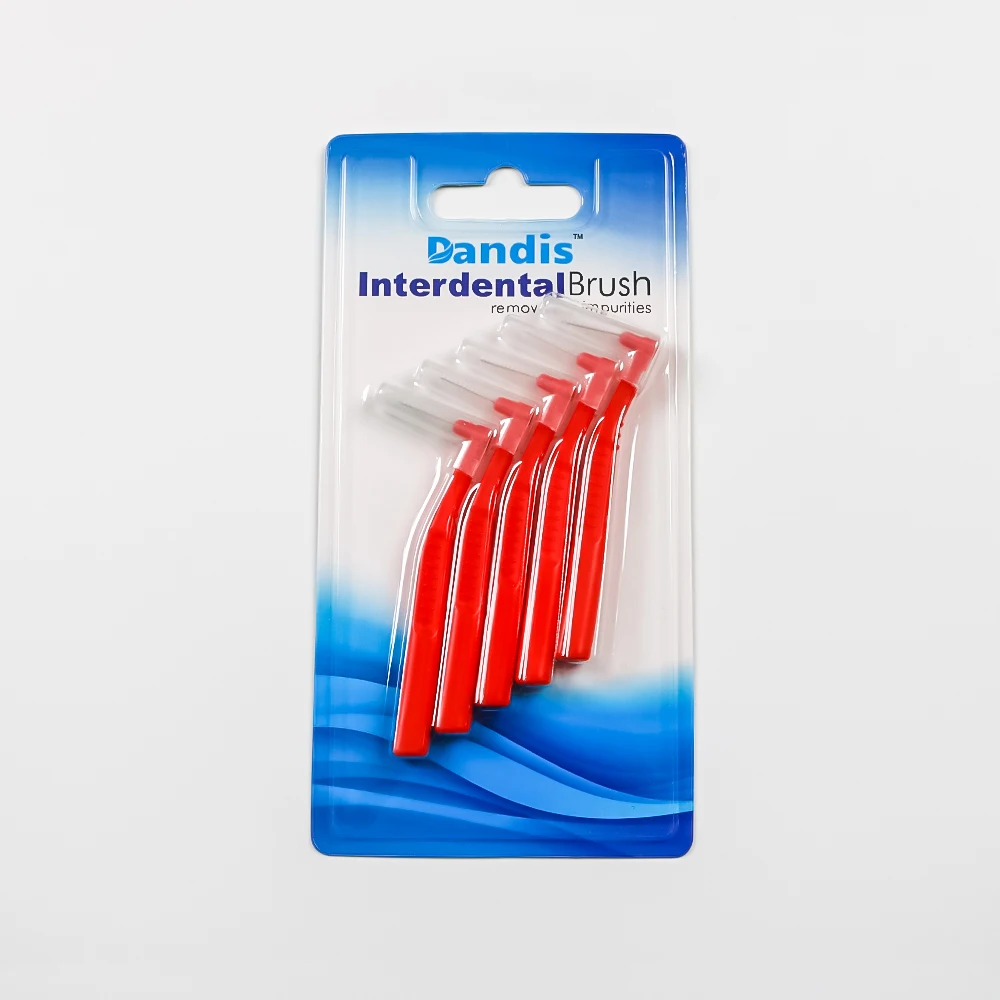 Red Angle Interdental Tapered Brushes For Wide And Angled Spaces Buy Red Interdental Angled