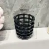 Cesta de Almacenamiento Tejida de Cerámica - Pequeña, Negra