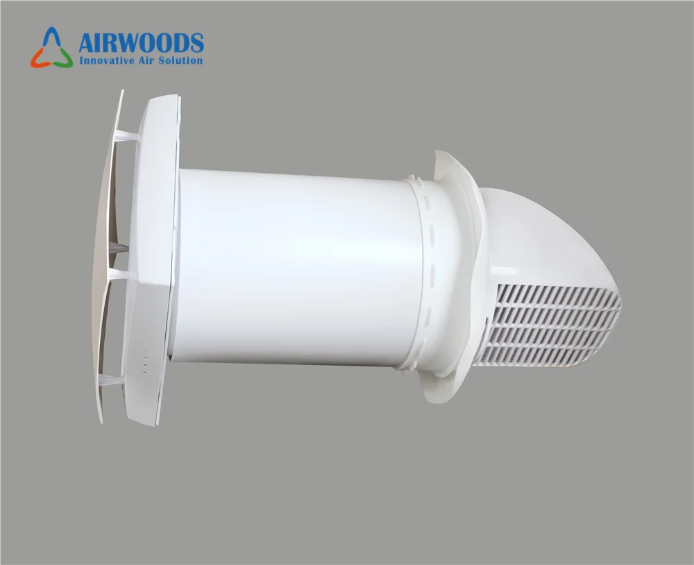 Remote Control Single Room Wall Mounted Heat Recovery Ventilation Home Air Recuperator  System Units