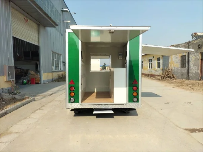 Flower Shop Mobile Vending Trailer Customization Build Boutique Shop Cart Container Kiosk for Sale