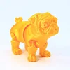 Carlino dorato di 6 cm
