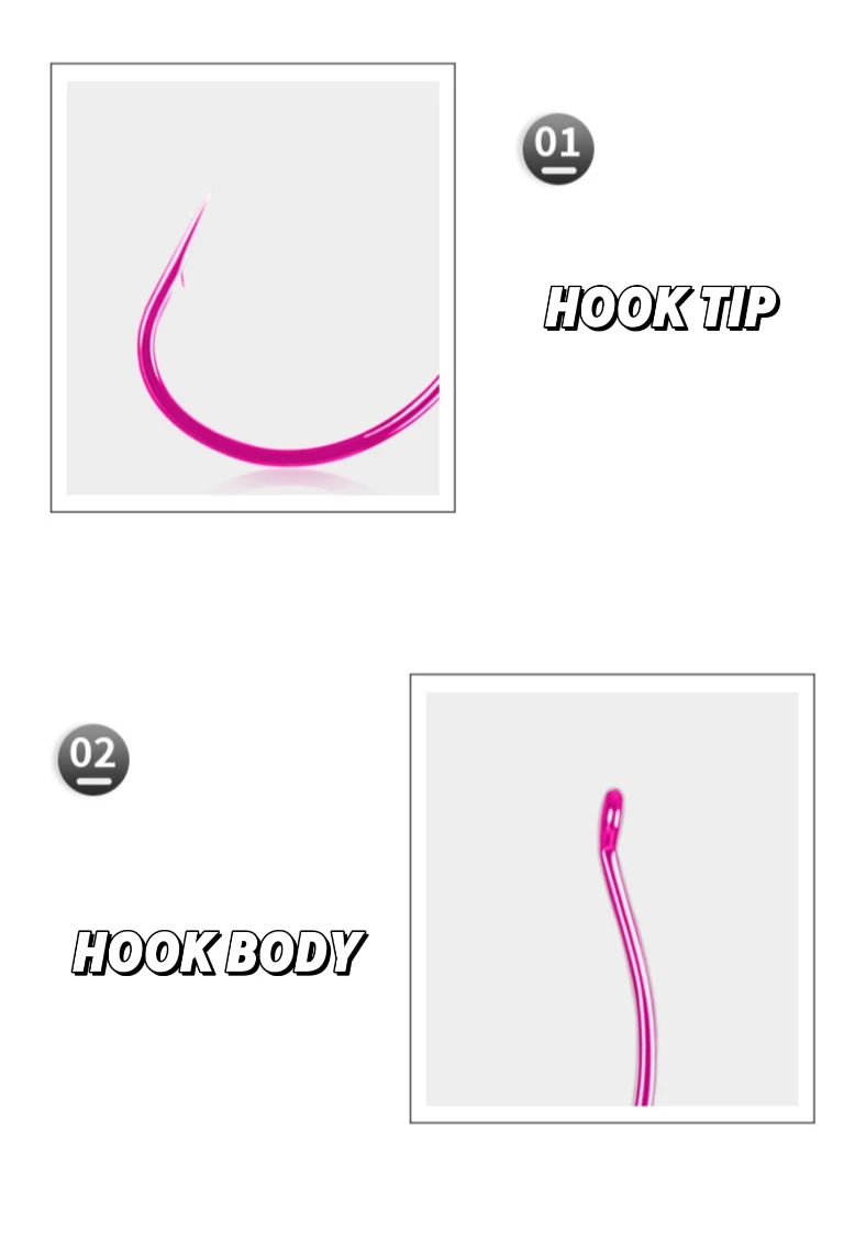 KTGCOZS Pack Of 50 Catfish Hooks Big River Bait Hook High Carbon Steel Fishing Hook (1/0# 50pcs