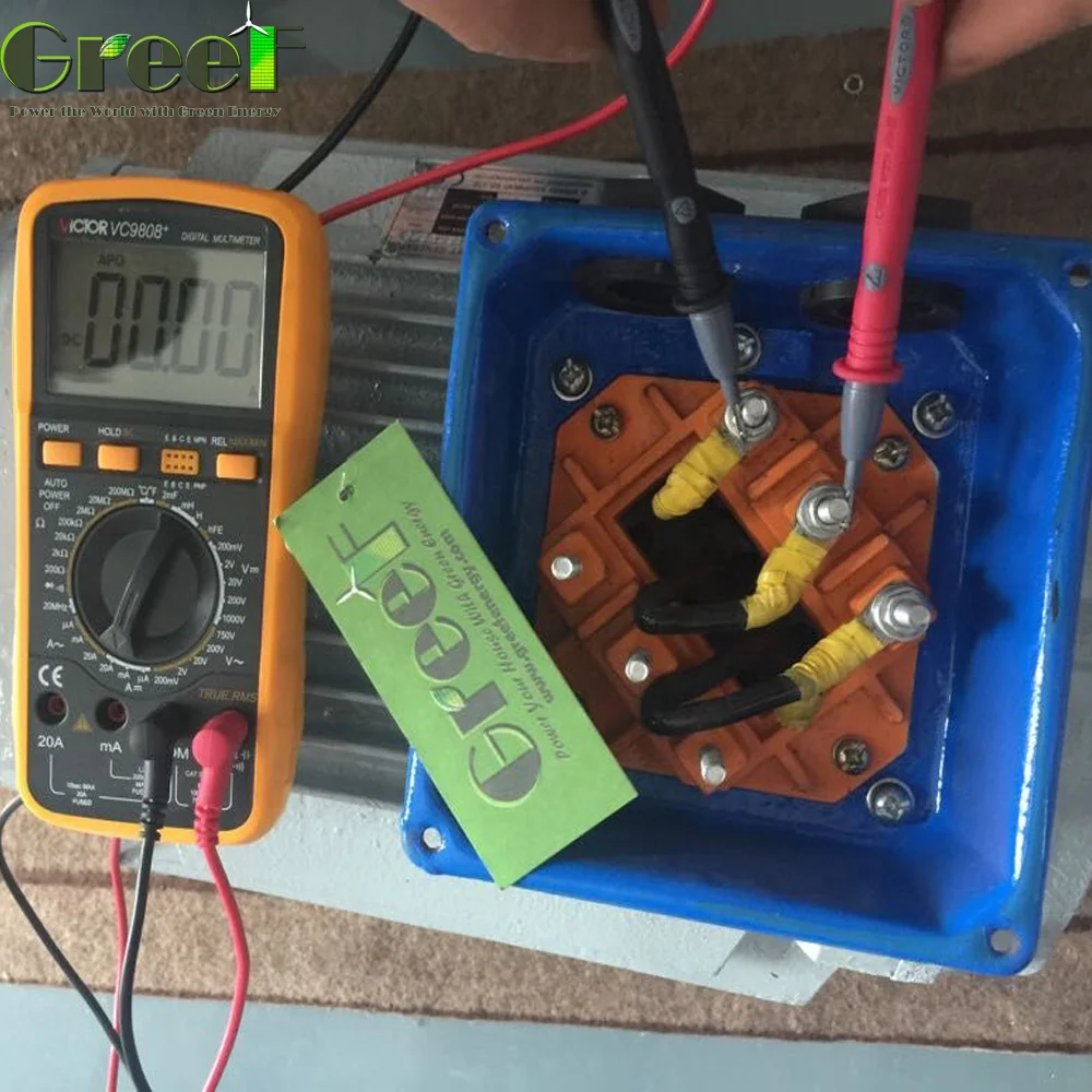 ホット!風力発電機、水力発電用の1 MW AC 3相永久磁石発電機