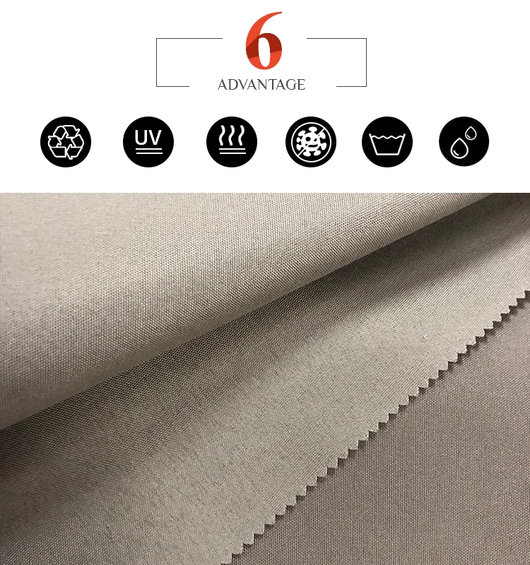 Living Room Luxury Curtains Sound Proof Bacteria Isolation Fabric 100% Blackout Shading Curtain Fabric