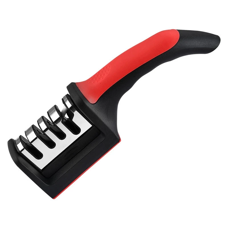 Бытовая точилка Многоцелевой заточка ножниц быстро кухонный нож для наружных осветительных приборов инструмент заточки 4-сегментный