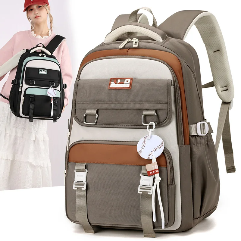 Waterproof Teen School Bag Girls Sac a dos High Quality School Backpack for Teenagers Mo aperçu 2