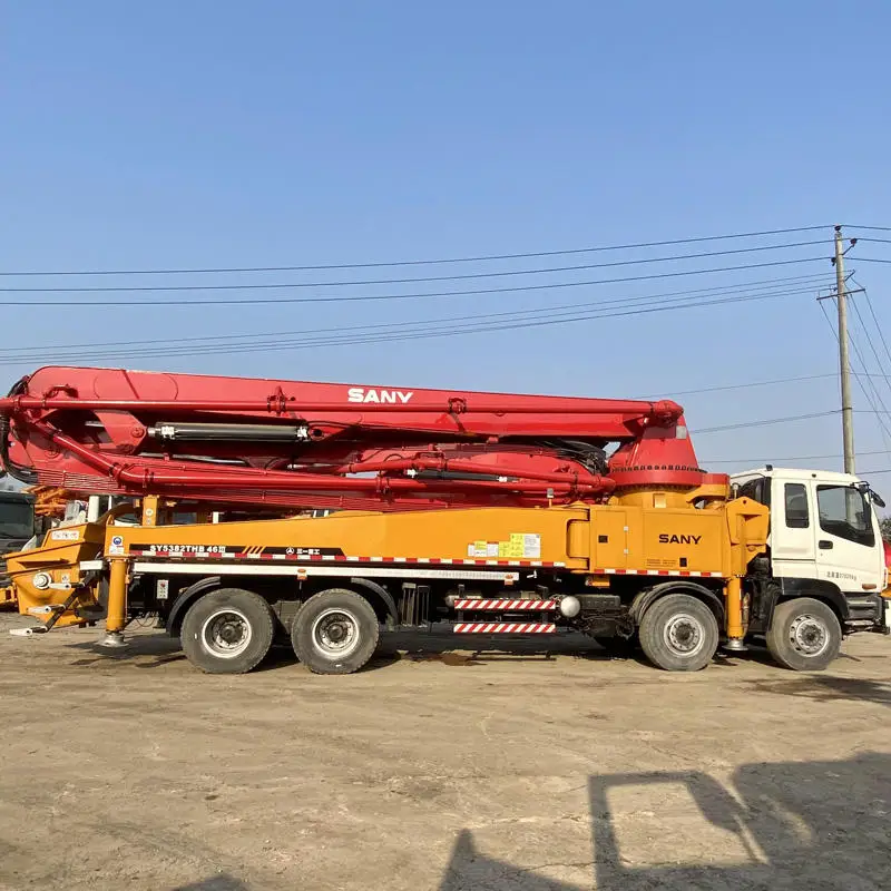 High Quality Second Hand Sany Isuzu 46 Meters Turkey Truck Mounted Boom