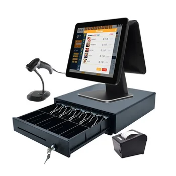 Factory New 15.6 Inch Touch Screen Desktop China POS Electronic Terminal Cash Register Machine Touchscreen Pos Systems