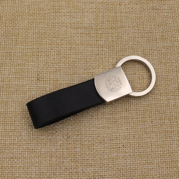 
 Лидер продаж, металлический автомобильный роскошный кожаный брелок  