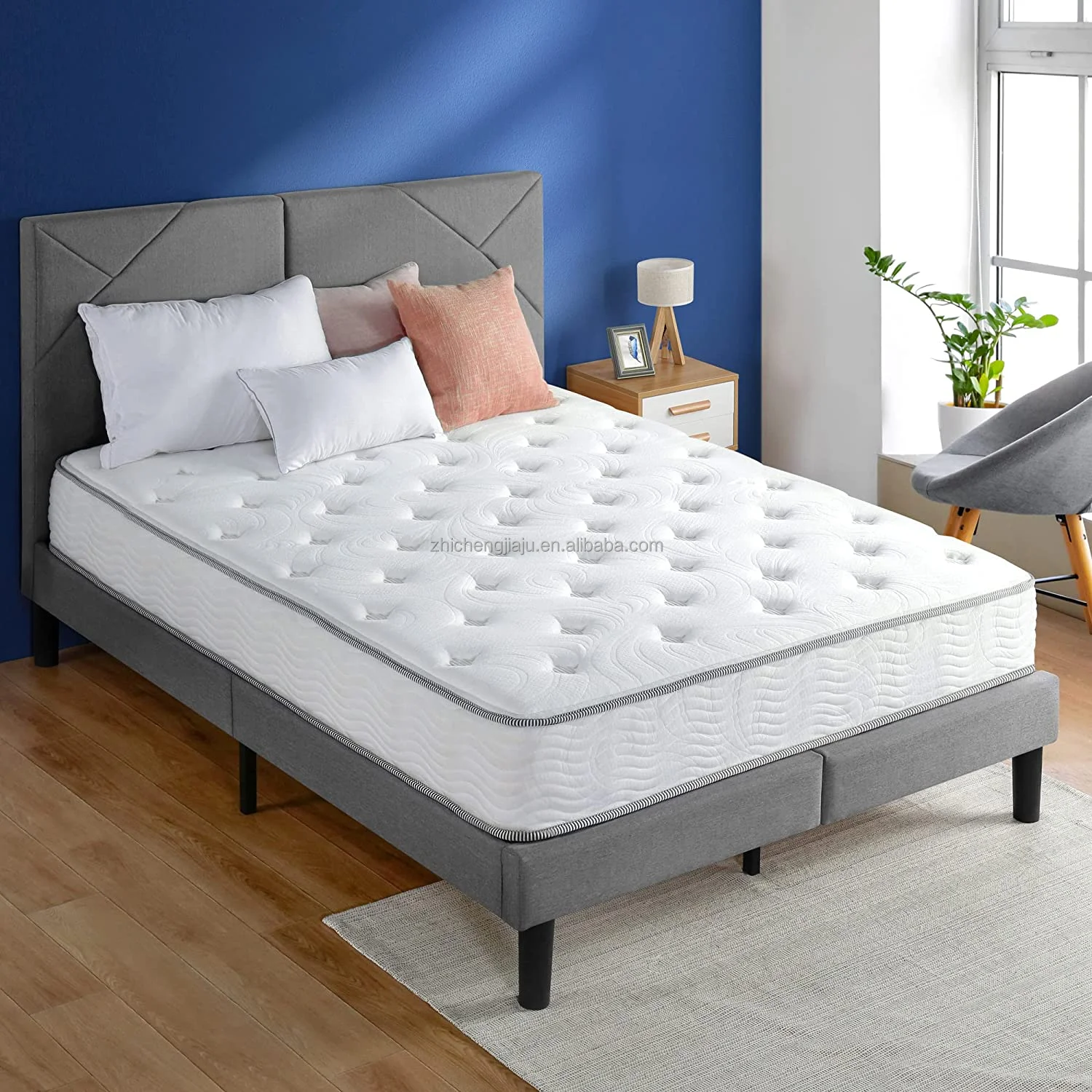 Alibaba Cheap Bed Foam Alibaba Single Pillow Top Mattress Sale