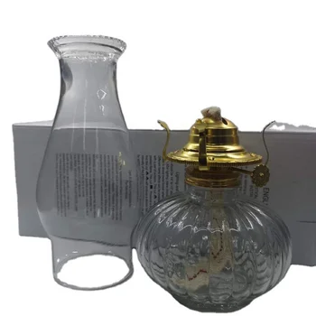 classics antique clear glass kerosene lamp