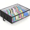Shoes and hats storage bag black 1 pack