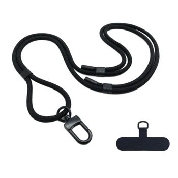 BSBH 6mm Outdoor Neck High-End Creative Anti-Loss Strap Crossbody Can Back Mountaineering Telescopic Mobile Phone Lanyard