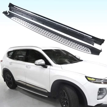 Kingcher Aluminium Running Board Side Step Fit For Hyundai Santa Fe ...