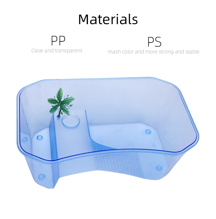 New Design Smart Submersible Turtle Aquarium Turtle Cage Plastic Turtle