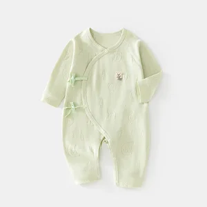 Premium Quality Unisex Baby Clothes Casual Solid Color Spandex/Bamboo Fiber for Infants & Toddlers Spring Wholesale