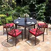 2-6 chairs+D120cm table