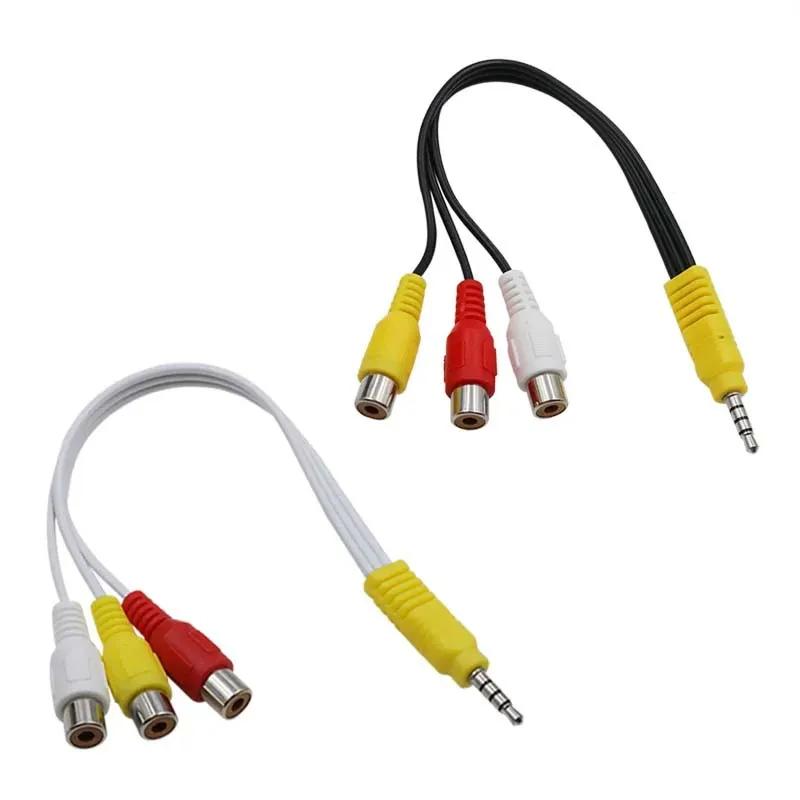 Cavo Giallo Rosso Bianco Cavo AV 3RCA Maschio-Maschio 25 Piedi - Giallo, Rosso, Bianco, Per Audio/Video Cavo Estensione Av 3 Rca - Foto 12