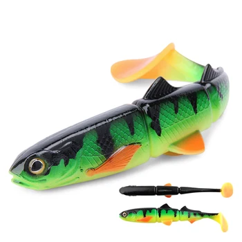 Spinpoler T Tail PVC Soft Bait Swimbait Wobblers 16cm 22cm Fishing Sea Fishing Artificial Soft Lure Saltwater Pike River Tackle – Soft Lure – view 2
