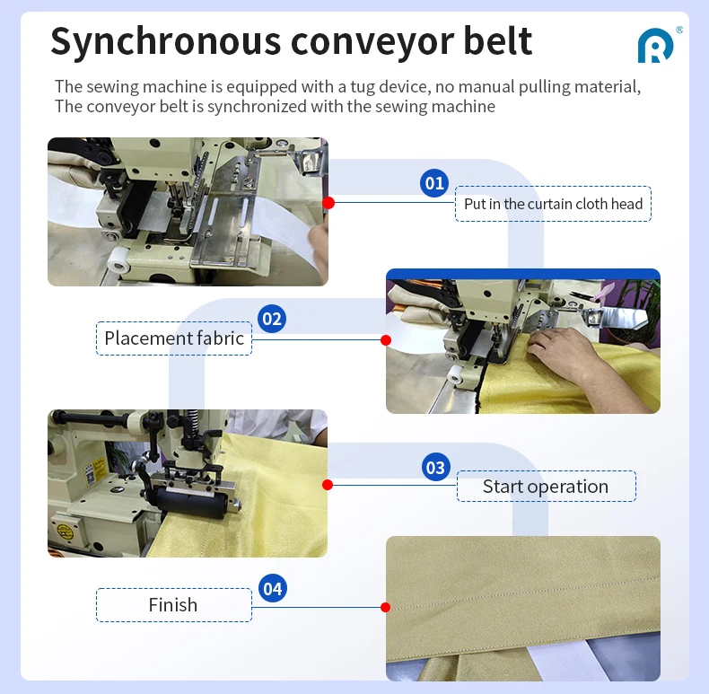 Computer Curtain Multineedle Sewing Machine For Sewing The Curtain
